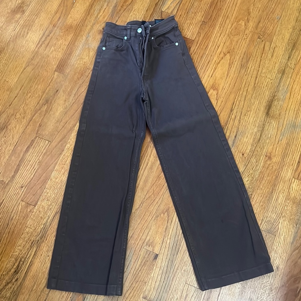 H&m brown high rise baggy pants